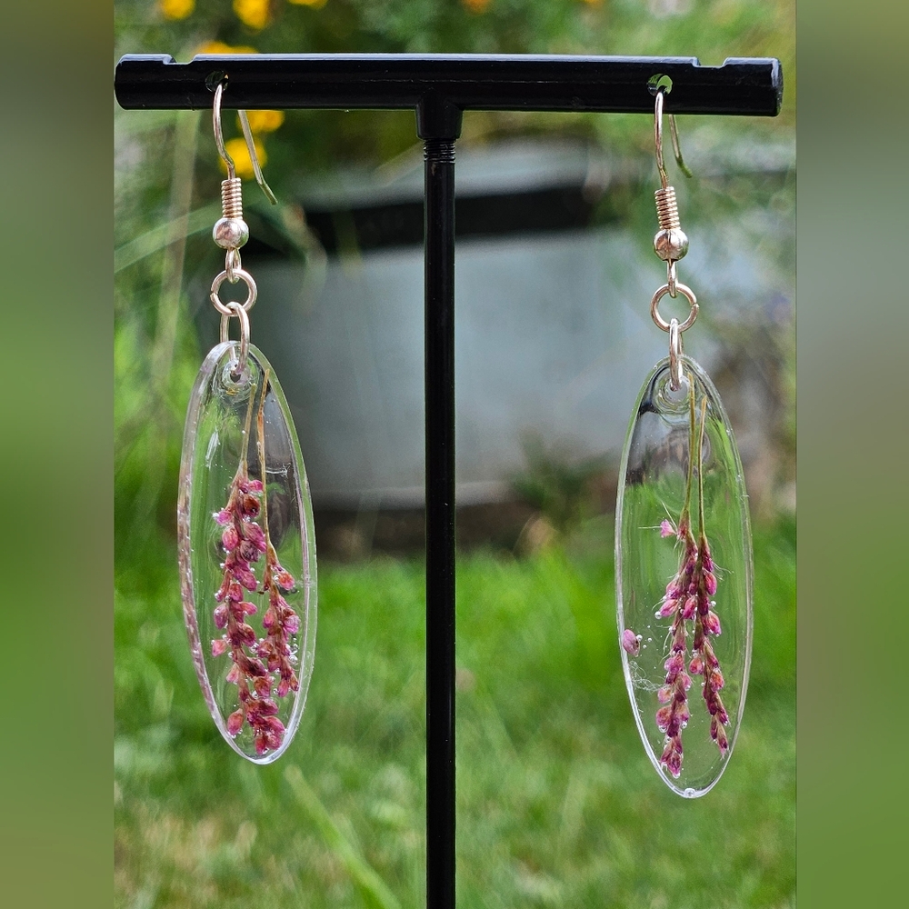 Real Wild Flower Earrings